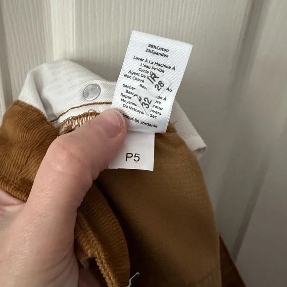 Talbots STRETCH CORDUROY STRAIGHT LEG PANTS - Picture 7 of 9